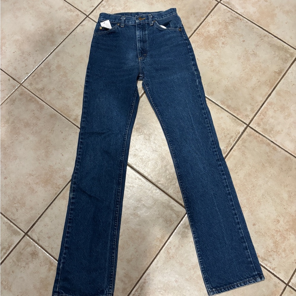 Lee Women's Straight Leg Vintage Jeans - Dark Blue
